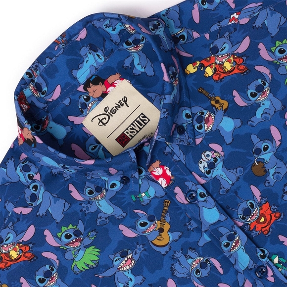 Disney Men's Blue Short Sleeve Shirt - Picture 4 of 5